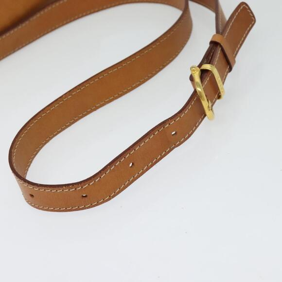 CELINE Macadam Canvas Shoulder Bag Pvc Leather Brown Gold - Picture 7 of 13